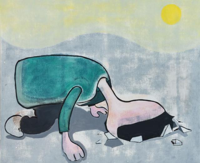 Painting by Wachtel